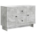 Bufet cu sertar Gri Beton 89 x 34,5 x 60 cm Lemn prelucrat - WALTI WALTI