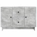 Bufet cu sertar Gri Beton 89 x 34,5 x 60 cm Lemn prelucrat - WALTI WALTI