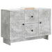 Bufet cu sertar Gri Beton 89 x 34,5 x 60 cm Lemn prelucrat - WALTI WALTI