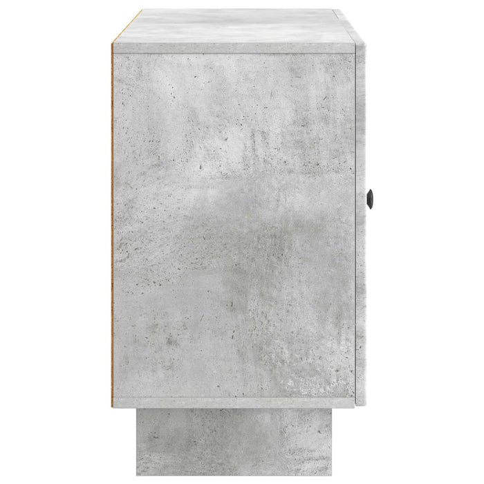 Bufet cu sertar Gri Beton 89 x 34,5 x 60 cm Lemn prelucrat - WALTI WALTI