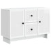 Bufet Alb foarte lucios 89 x 34,5 x 60 cm Lemn prelucrat - WALTI WALTI