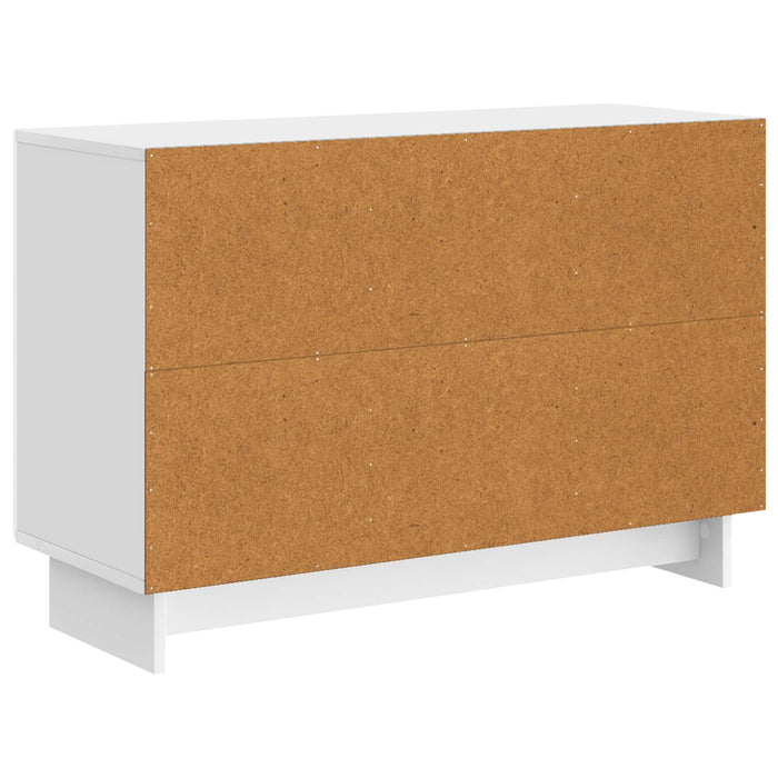 Bufet Alb foarte lucios 89 x 34,5 x 60 cm Lemn prelucrat - WALTI WALTI