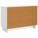 Bufet Alb foarte lucios 89 x 34,5 x 60 cm Lemn prelucrat - WALTI WALTI