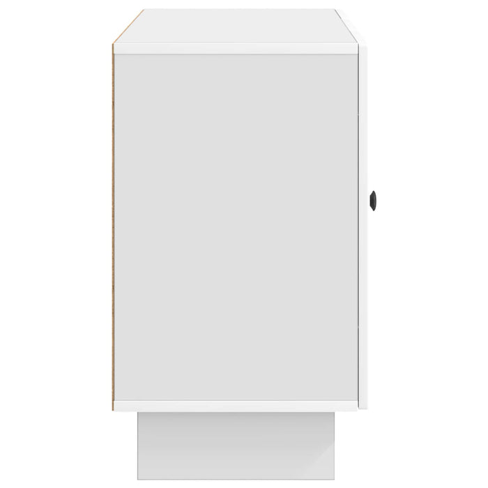 Bufet Alb foarte lucios 89 x 34,5 x 60 cm Lemn prelucrat - WALTI WALTI