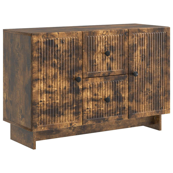 Bufet cu sertar Stejar fumuriu 89 x 34,5 x 60 cm Lemn prelucrat - WALTI WALTI