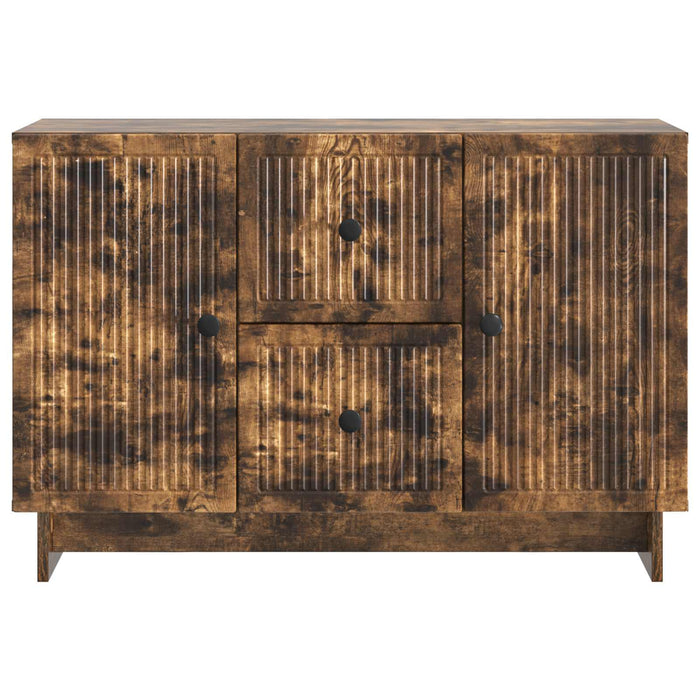 Bufet cu sertar Stejar fumuriu 89 x 34,5 x 60 cm Lemn prelucrat - WALTI WALTI
