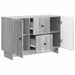 Bufet cu sertar Sonoma gri 89 x 34,5 x 60 cm Lemn prelucrat - WALTI WALTI
