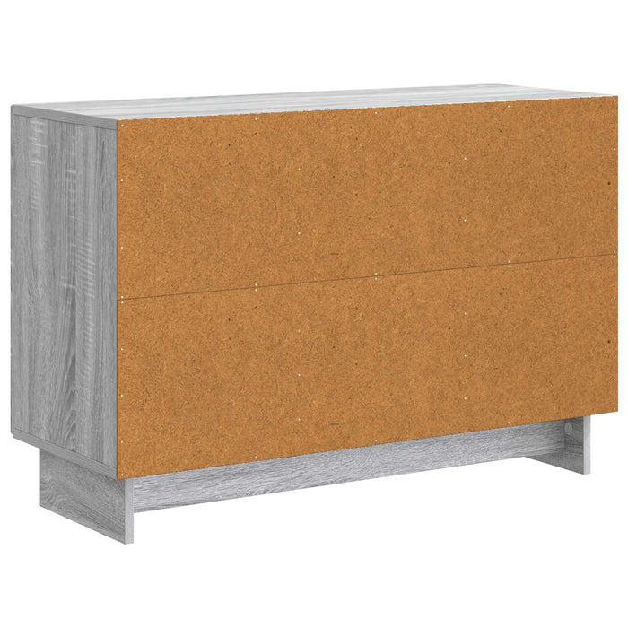 Bufet cu sertar Sonoma gri 89 x 34,5 x 60 cm Lemn prelucrat - WALTI WALTI