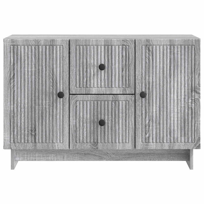 Bufet cu sertar Sonoma gri 89 x 34,5 x 60 cm Lemn prelucrat - WALTI WALTI