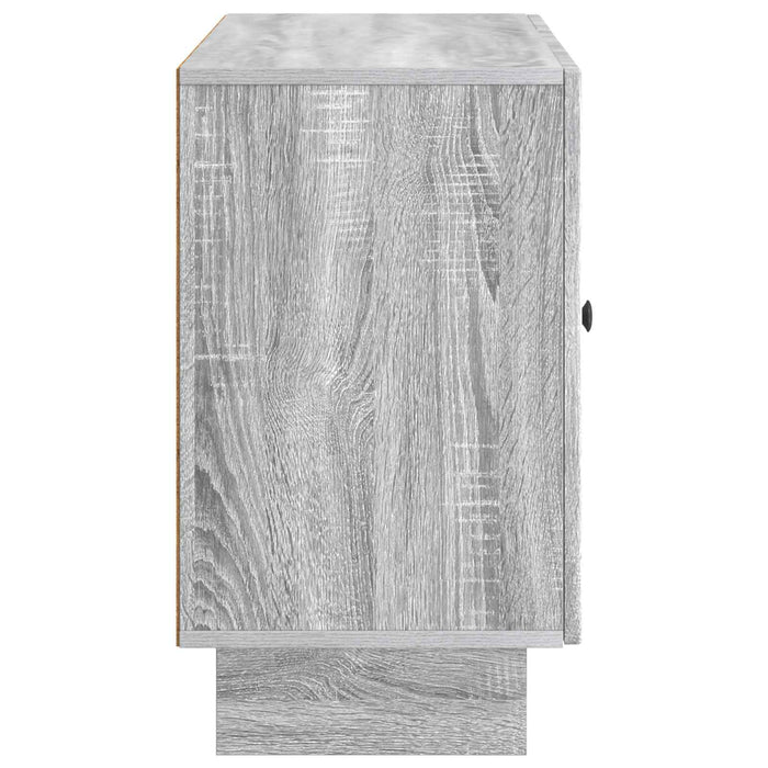 Bufet cu sertar Sonoma gri 89 x 34,5 x 60 cm Lemn prelucrat - WALTI WALTI