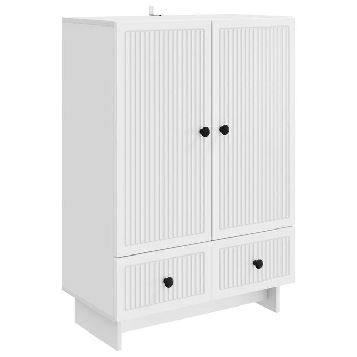 Bufet Alb 66 x 34,5 x 95 cm Lemn prelucrat - WALTI WALTI
