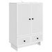 Bufet Alb 66 x 34,5 x 95 cm Lemn prelucrat - WALTI WALTI