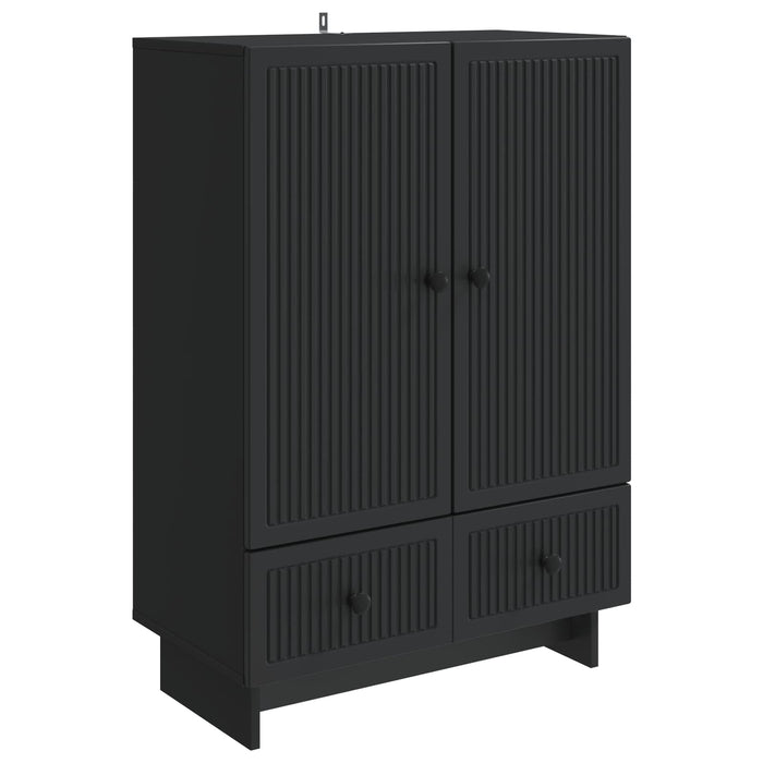 Bufet Negru 66 x 34,5 x 95 cm Lemn prelucrat - WALTI WALTI