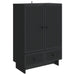 Bufet Negru 66 x 34,5 x 95 cm Lemn prelucrat - WALTI WALTI