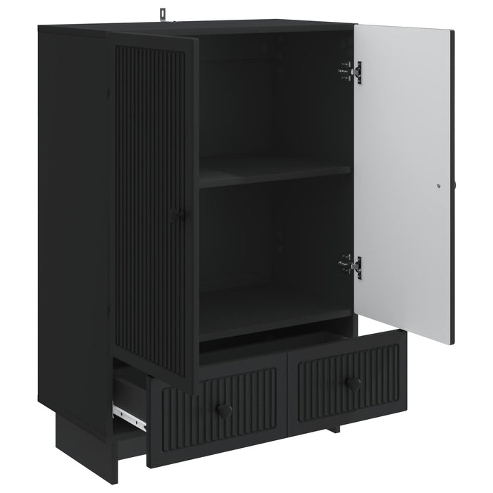Bufet Negru 66 x 34,5 x 95 cm Lemn prelucrat - WALTI WALTI