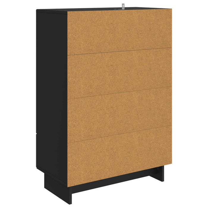 Bufet Negru 66 x 34,5 x 95 cm Lemn prelucrat - WALTI WALTI