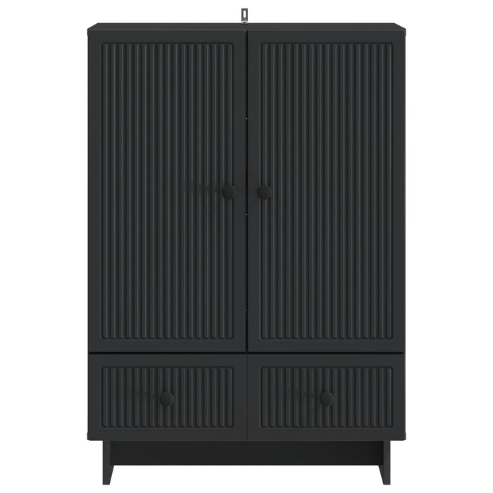 Bufet Negru 66 x 34,5 x 95 cm Lemn prelucrat - WALTI WALTI