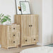 Bufet Stejar Sonoma 66 x 34,5 x 95 cm Lemn prelucrat - WALTI WALTI