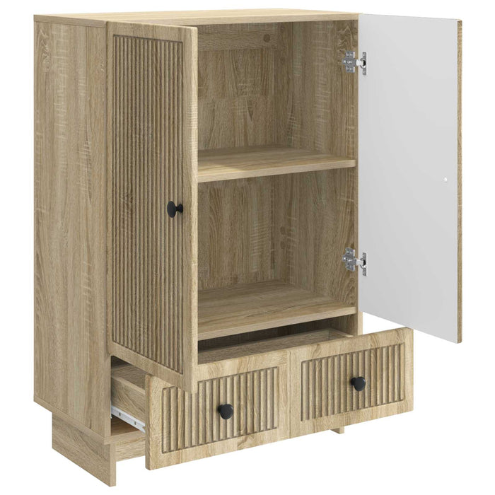 Bufet Stejar Sonoma 66 x 34,5 x 95 cm Lemn prelucrat - WALTI WALTI