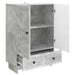 Bufet Gri Beton 66 x 34,5 x 95 cm Lemn prelucrat - WALTI WALTI