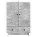 Bufet Gri Beton 66 x 34,5 x 95 cm Lemn prelucrat - WALTI WALTI