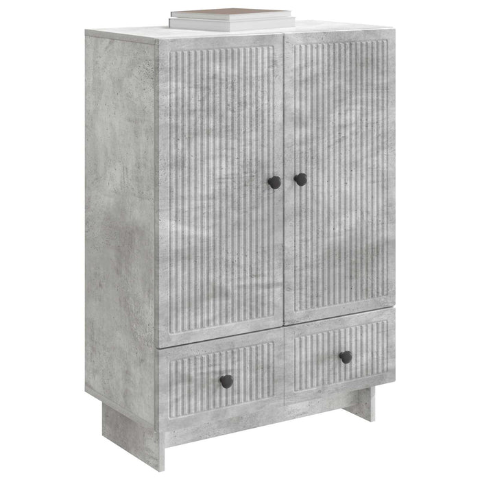 Bufet Gri Beton 66 x 34,5 x 95 cm Lemn prelucrat - WALTI WALTI