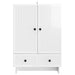 Bufet Alb Lucios 66 x 34,5 x 95 cm Lemn prelucrat - WALTI WALTI