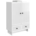 Bufet Alb Lucios 66 x 34,5 x 95 cm Lemn prelucrat - WALTI WALTI