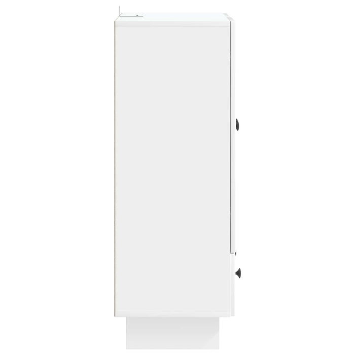 Bufet Alb Lucios 66 x 34,5 x 95 cm Lemn prelucrat - WALTI WALTI