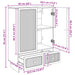 Bufet Stejar Afumat 66 x 34,5 x 95 cm Lemn prelucrat - WALTI WALTI