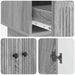 Bufet Sonoma gri 66 x 34,5 x 95 cm Lemn prelucrat - WALTI WALTI