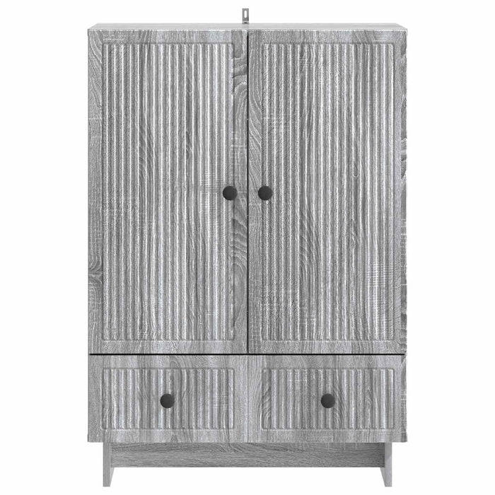 Bufet Sonoma gri 66 x 34,5 x 95 cm Lemn prelucrat - WALTI WALTI