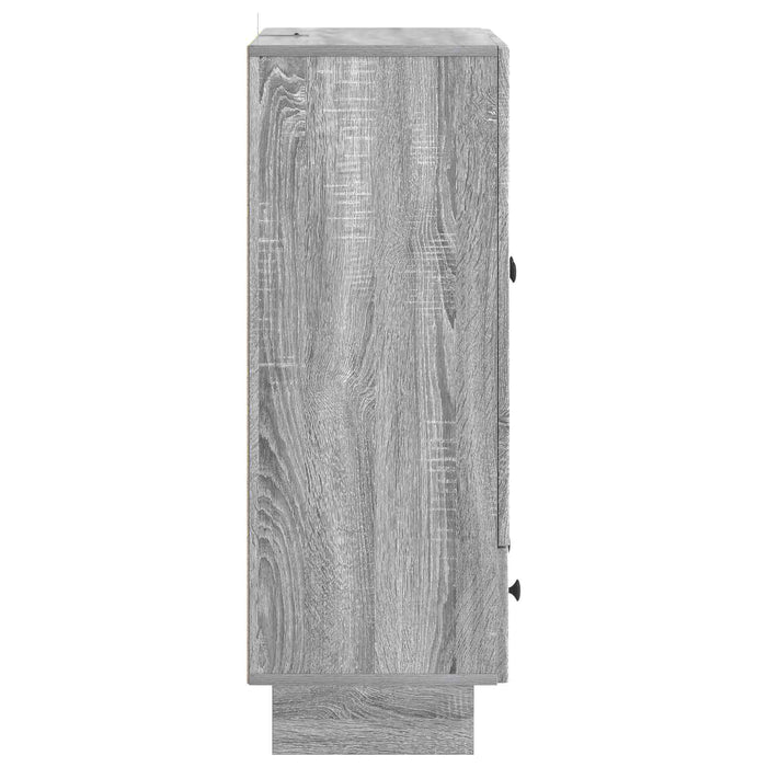 Bufet Sonoma gri 66 x 34,5 x 95 cm Lemn prelucrat - WALTI WALTI