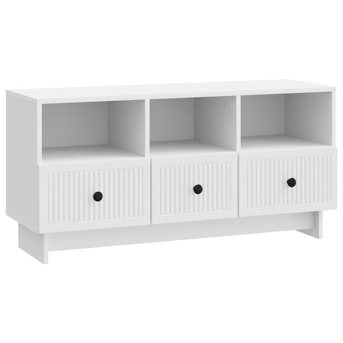 Cabinet TV cu sertar Alb 102 x 34,5 x 50 cm Lemn prelucrat - WALTI WALTI