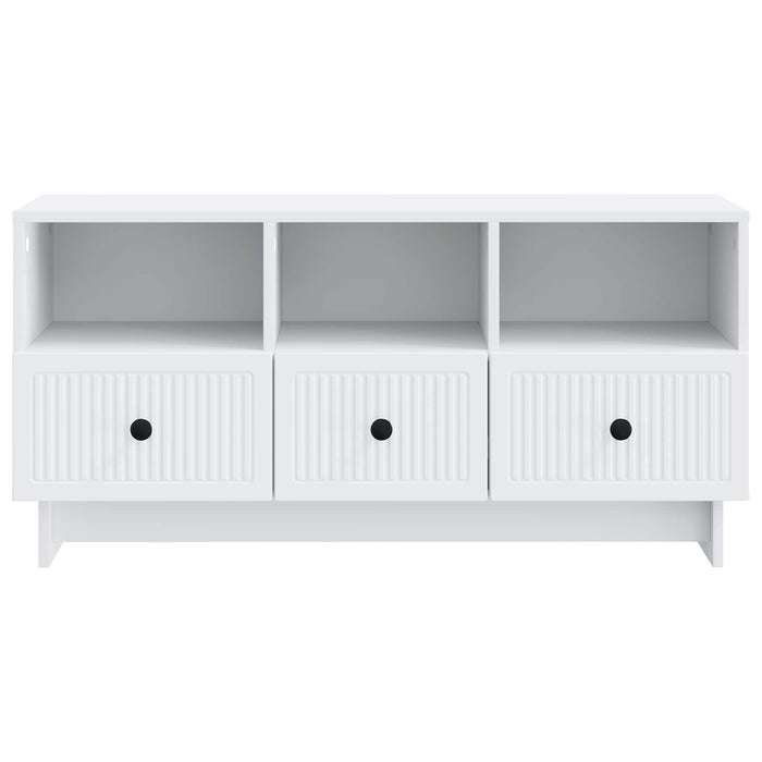 Cabinet TV cu sertar Alb 102 x 34,5 x 50 cm Lemn prelucrat - WALTI WALTI