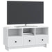 Cabinet TV cu sertar Alb 102 x 34,5 x 50 cm Lemn prelucrat - WALTI WALTI