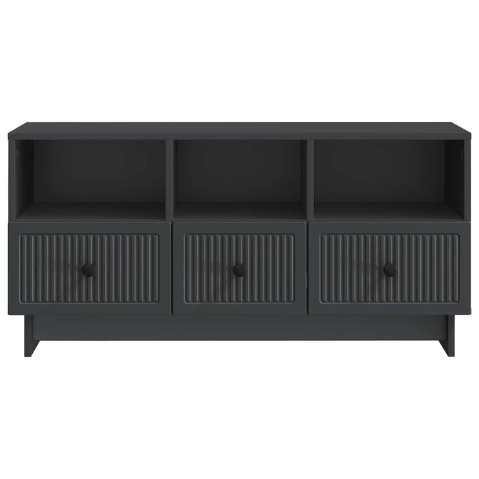 Cabinet TV cu sertar Negru 102 x 34,5 x 50 cm Lemn prelucrat - WALTI WALTI