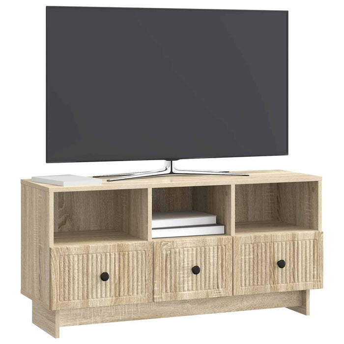 Cabinet TV Stejar Sonoma 102 x 34,5 x 50 cm Lemn prelucrat - WALTI WALTI