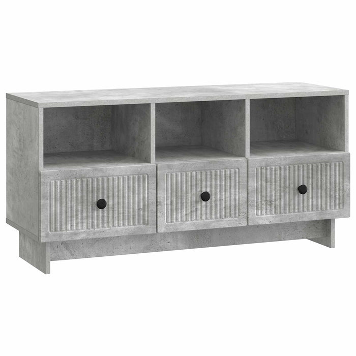 Cabinet TV Gri Beton 102 x 34,5 x 50 cm Lemn prelucrat - WALTI WALTI