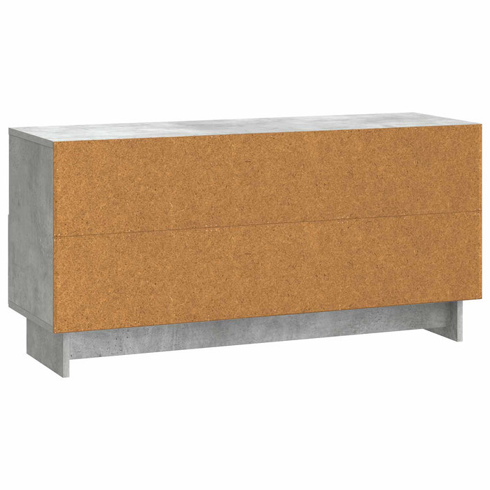Cabinet TV Gri Beton 102 x 34,5 x 50 cm Lemn prelucrat - WALTI WALTI
