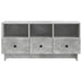 Cabinet TV Gri Beton 102 x 34,5 x 50 cm Lemn prelucrat - WALTI WALTI