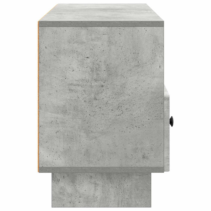 Cabinet TV Gri Beton 102 x 34,5 x 50 cm Lemn prelucrat - WALTI WALTI