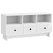 Cabinet TV Alb foarte lucios 102 x 34,5 x 50 cm Lemn prelucrat - WALTI WALTI