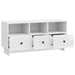 Cabinet TV Alb foarte lucios 102 x 34,5 x 50 cm Lemn prelucrat - WALTI WALTI