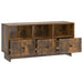 Cabinet TV Stejar fumuriu 102 x 34,5 x 50 cm Lemn prelucrat - WALTI WALTI