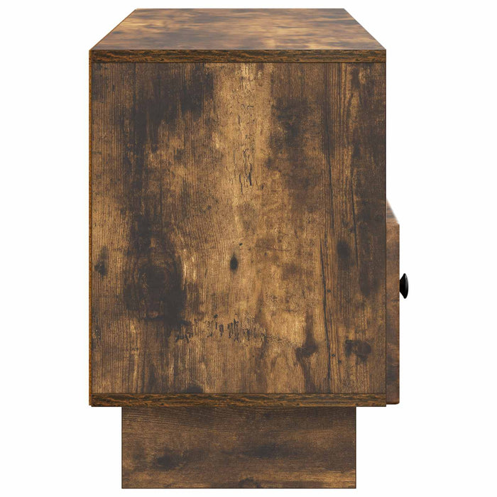 Cabinet TV Stejar fumuriu 102 x 34,5 x 50 cm Lemn prelucrat - WALTI WALTI