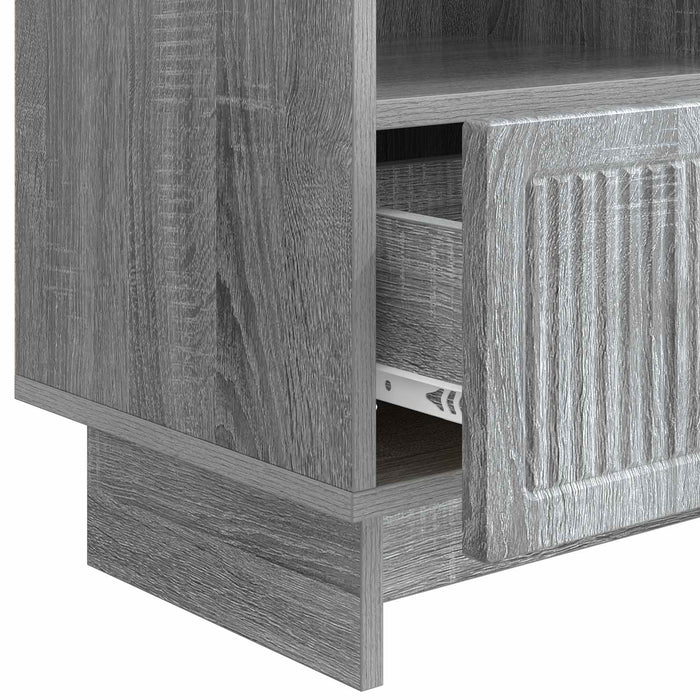 Cabinet TV Sonoma gri 102 x 34,5 x 50 cm Lemn prelucrat - WALTI WALTI