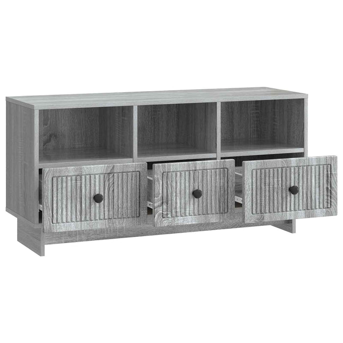 Cabinet TV Sonoma gri 102 x 34,5 x 50 cm Lemn prelucrat - WALTI WALTI