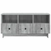 Cabinet TV Sonoma gri 102 x 34,5 x 50 cm Lemn prelucrat - WALTI WALTI