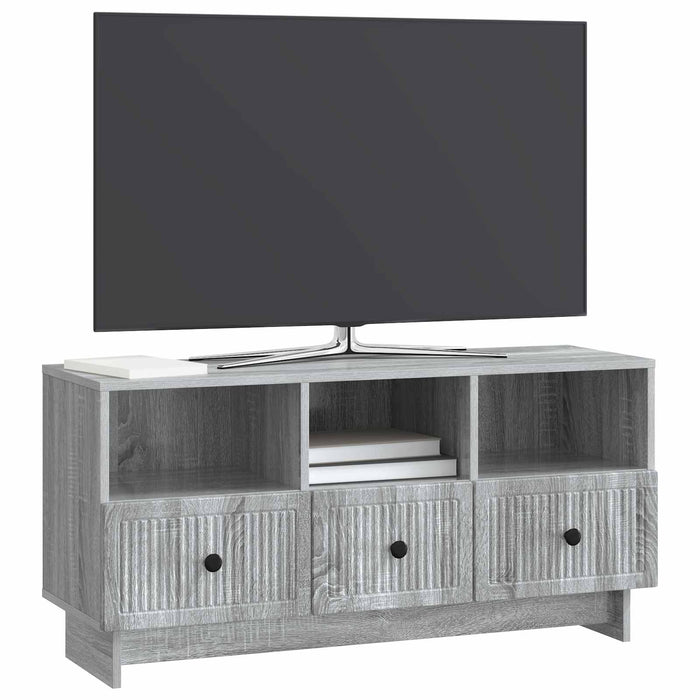 Cabinet TV Sonoma gri 102 x 34,5 x 50 cm Lemn prelucrat - WALTI WALTI